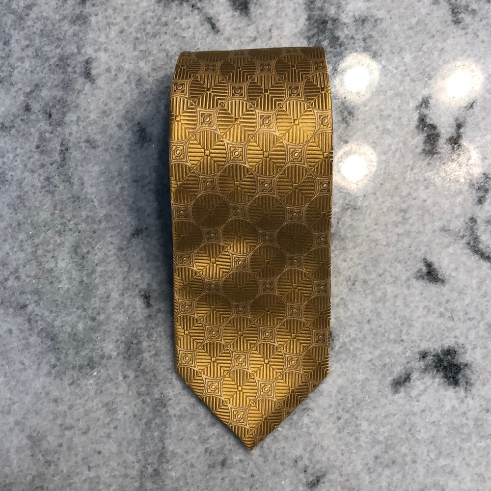 Forsyth Gold Men’s Neck Tie. 100% Silk.
